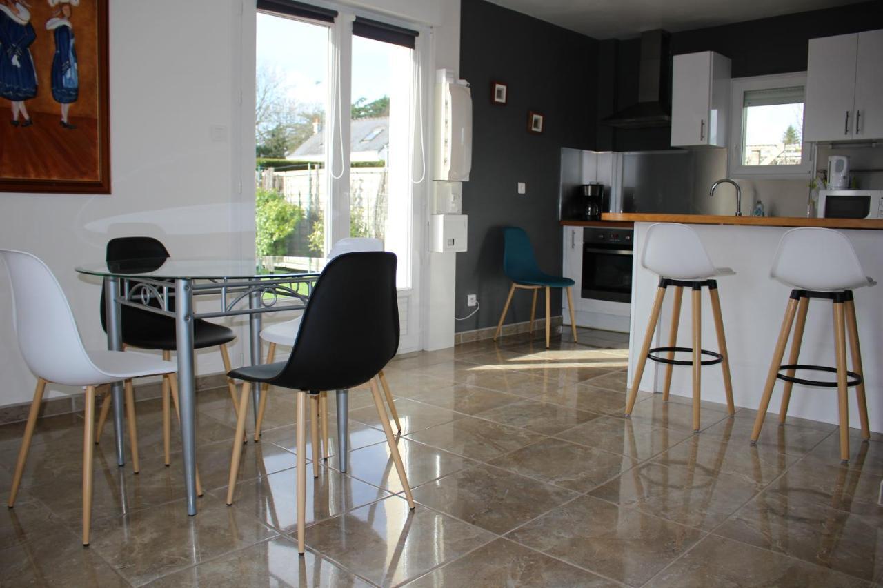 Kerguil-Leon Maison Familiale 2 Chambres, Plages A 10 Min En Voiture Moelan-sur-Mer Luaran gambar